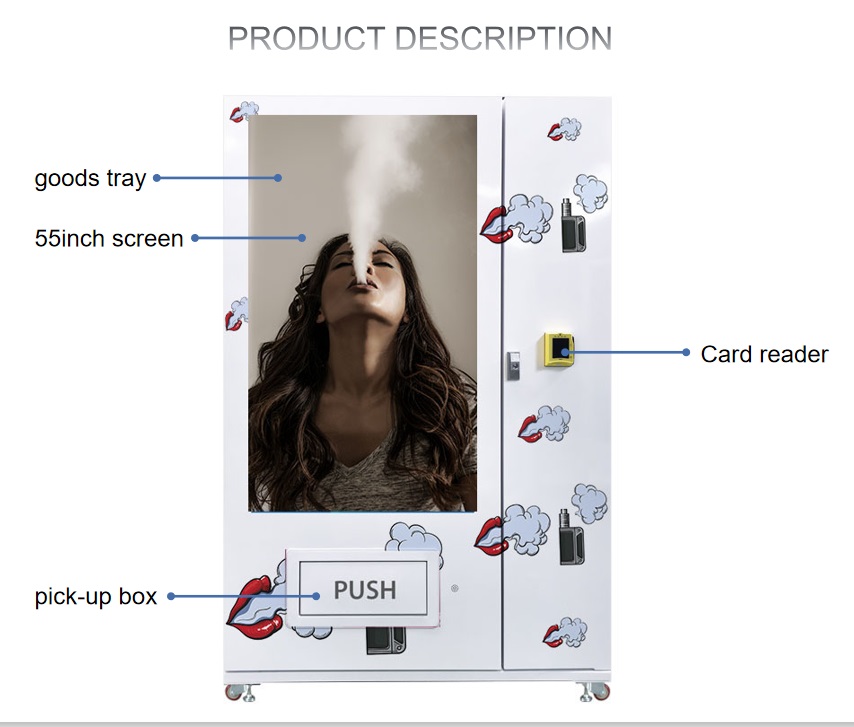 full touchscreen vending machine